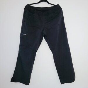 Womens Cherokee Workwear Mid Rise Straight Leg Pull-on Pant Size Medium Petite